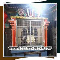 Thiru Aadhanoor ( Adhanur ) Divyadesam Marakkal and Ezhuthaani sacred symbols inside temple