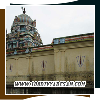Utsava Murthy Sri Varadharajan during Thirunangur Garuda Sevai festival