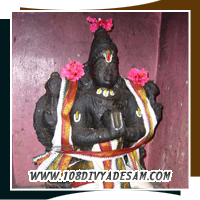 Tourist guide group exploring Sree Kolavilli Raman Temple Tamil Nadu