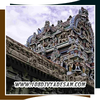 Festival procession with Garuda Vahana at Thirupulingudi Kaisinavendhan Perumal Temple